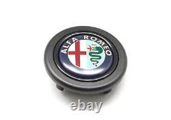 Alfa Romeo 145 146 155 MOMO Prototipo Black Steering Wheel Kit with Horn Button