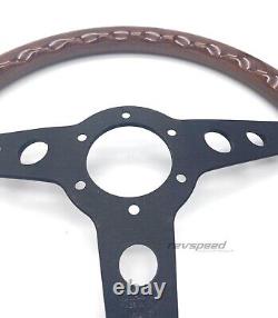 Alfa Romeo 33 75 90 164 MOMO Indy Black Steering Wheel Heritage Wood Kit