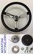 Chevelle Nova Camaro Impala Grant Black Chrome Spoke Steering Wheel 13 1/2 SS