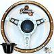 Classic Car 14 Wood Rim Riveted Steering Wheel Upgrade & Boss Fitting Kit