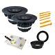 Diamond Audio MP654 150W 6.5 Motorsport Horn Speaker with NVX Speaker Install Kit