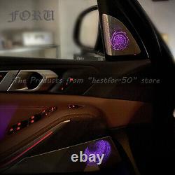 Door Glow Tweeter Cover Trim Audio MidHorn Speakers For 2019-2021 BMW G07 X7