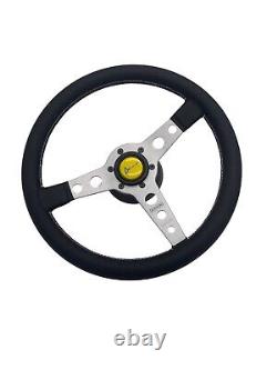 FIAT Dino 66-73 Steering Wheel Kit Set MOMO Prototipo 350mm With Horn Button