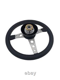 FIAT Dino 66-73 Steering Wheel Kit Set MOMO Prototipo 350mm With Horn Button