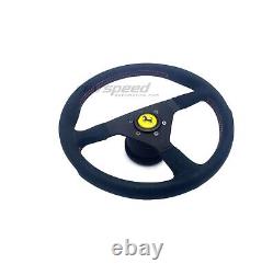 Ferrari TESTAROSSA 84-96 MOMO Montecarlo Suede Steering Wheel 350mm With Hub Kit