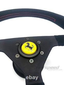 Ferrari TESTAROSSA 84-96 MOMO Montecarlo Suede Steering Wheel 350mm With Hub Kit