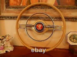 Fits Porsche 356 A 1948-53 steering Wheel 42 cm Horn Ring St. Christopher NOS