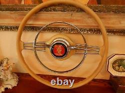 Fits Porsche 356 A 1948-53 steering Wheel 42 cm Horn Ring St. Christopher NOS