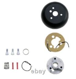 Grant 13.75 Black Steering Wheel/Installation Kit/Mopar Horn Button for Charger