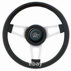 Grant 13.75 Silver Steering Wheel/Installation Kit/Mopar Horn Button for Fury