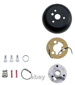 Grant Classic Nostalgia Wheel & Standard Installation Kit & Chrome Horn Button