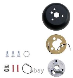 Grant Classic Wood Wheels & Steering Wheel Installation Kit & Chrome Horn Button