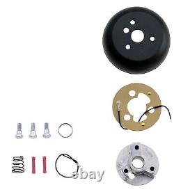 Grant Classic Wood Wheels & Steering Wheel Installation Kit & Chrome Horn Button