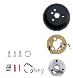 Grant Classic Wood Wheels & Steering Wheel Installation Kit & Chrome Horn Button