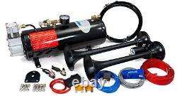 HornBlasters 2-Chime 3-Liter Air Horn Kit 12 Volt 110 PSI