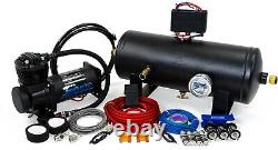 HornBlasters Mini-Tug 232 Loud Air Horn Kit for Truck 2-Gallon 150 PSI