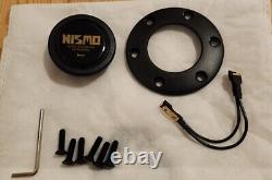 JDM NISMO Horn Button with Old Logo, Retainer Rare Genuine NOS S13 Datsun Nissan