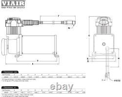 Kleinn 730 Air Horn The Demon Train Horn with VIAIR 400c 2.5G Kit 150psi 158 db