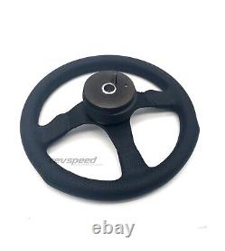 Land Rover Defender 1996-2000 MOMO Competition Black Steering Wheel Full Kit