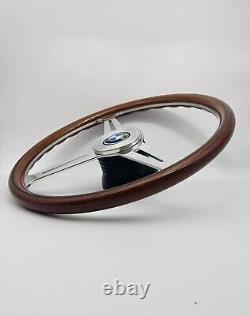 Luisi Steering Wheel 390mm Fits BMW 1502 1602 1802 2002 390mm Mahogany Wood