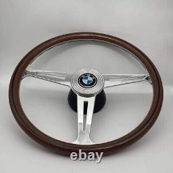 Luisi Steering Wheel 390mm Fits BMW 1502 1602 1802 2002 390mm Mahogany Wood