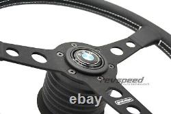 MOMO Prototipo Black Steering Wheel Kit with Horn Button for BMW 1500 1600 2002