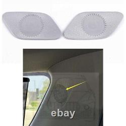 Matte Silver Car Inner Speaker Horn Frame Cover Kits For 2022-2024 Kia Carnival