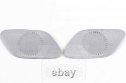 Matte Silver Car Inner Speaker Horn Frame Cover Kits For 2022-2024 Kia Carnival