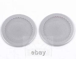 Matte Silver Car Inner Speaker Horn Frame Cover Kits For 2022-2024 Kia Carnival