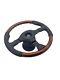 Mercedes-Benz W126 W123 W201 R107 MOMO Wood Dark Fighter Steering Wheel 350mm