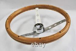 New! 1965 1969 Mustang Wood Steering Wheel Grant 15 Genuine Hardwood Walnut