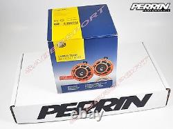 Perrin Bracket + Hella Supertone Horns + Wiring Harness for 2008-2014 WRX / STI