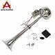 Single Trumpet Electric Horn 12v 390mm Marine Truck Car Boat Stainless Steel