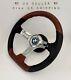 Steering Wheel Fits BMW E23 E24 E28 E30 E32 E34 350mm Sport Flat Bottom Wood