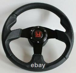 Steering Wheel Fits For HONDA Civic Integra Accord CRX Sol Leather 93-97