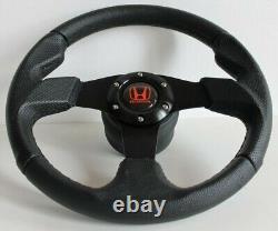 Steering Wheel Fits For HONDA Civic Integra Accord CRX Sol Leather 93-97