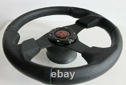 Steering Wheel Fits For HONDA Civic Integra Accord CRX Sol Leather 93-97