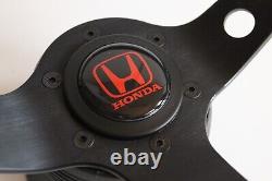 Steering Wheel Fits For HONDA Deep Dish Leather No Hub Adapter