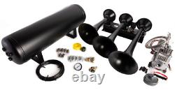 Train Horn Kit Air 12v 3g 3 Trumpet 200 Psi For Cars/truck Loud Viking Horns