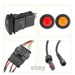 Universal UTV Turn Signal Horn Street Legal Kit withRocker Switch for Polaris RZR