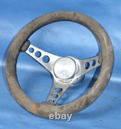 Vtg Superior The 500 Custom 12 Dia Steering Wheel with Horn Kit Adapter Retro